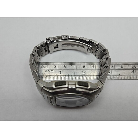 Casio Wave Ceptor Radio Controlled Digital Watch Alarm World Time New Battery - Picture 10 of 12